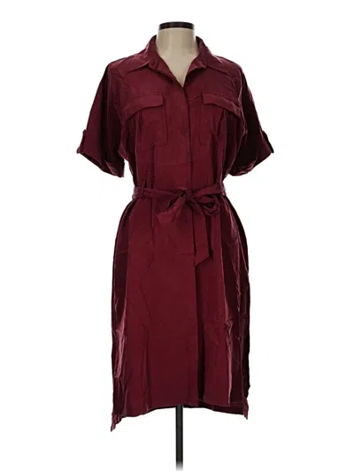 Pre-owned Kestan Casual Dress In Burgundy