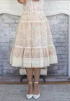 Kestan Colette Midi Skirt In Beige In Neutral
