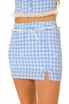 Kestan Cottage Skirt In Blue In Multi