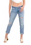 Kestan Georgia Mid-rise Boyfriend Jeans In Blue In Blue