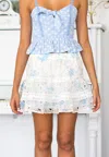 Kestan Grace Mini Skirt In Multi In Multi