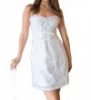 Kestan Harper Mini Dress In White In White