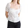 Kestan Marcelle Top In White In White
