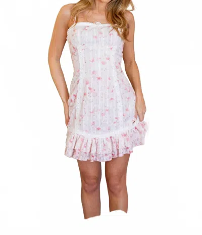 Kestan Nigel Mini Dress In Pink