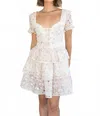 Kestan Zola Mini Dress In Blush In Gold