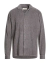 Kestin Man Shirt Slate Blue Size M Organic Cotton In Gray