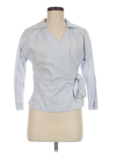 Pre-owned Kettlewell 3/4 Sleeve Blouse In Blue