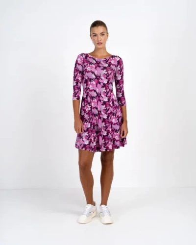 Kettlewell Brushed Floral Dress In Multi