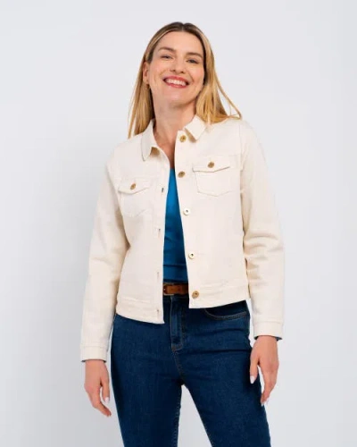 Kettlewell Darla Denim Jacket In White