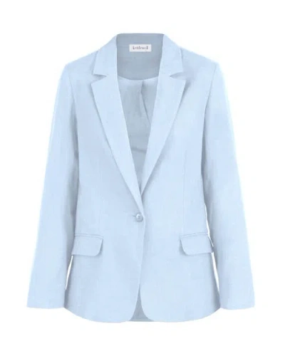 Kettlewell Iona Linen Blazer In Orange