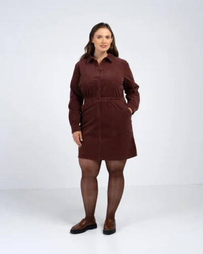 Kettlewell Jamie Cord Dress In Brown