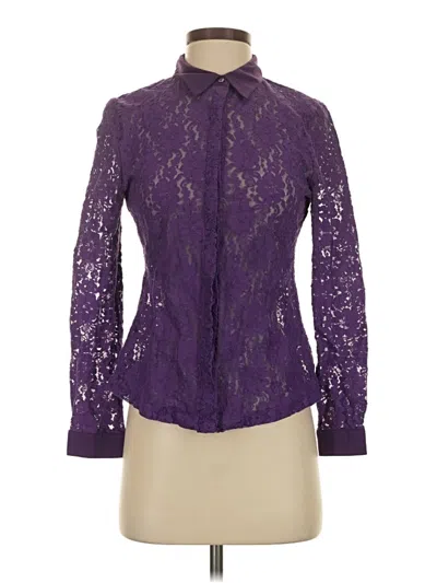 Pre-owned Kettlewell Long Sleeve Blouse In Purple