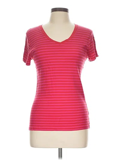 Pre-owned Kettlewell Short Sleeve Top Red Sweetheart Neckline Tops