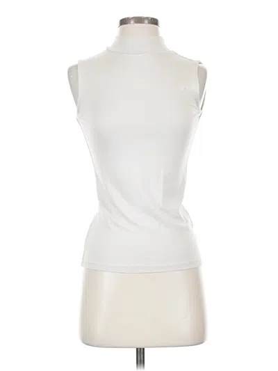 Pre-owned Kettlewell Sleeveless Top Ivory High Neck Tops In White