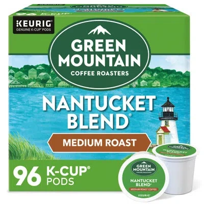 Keurig Green Mountain Coffee Roasters Nantucket Blend  Single-serve K-cup Pods, Medium Roast Coffee