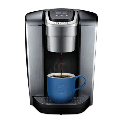 Keurig K-elite Single-serve K-cup Pod Coffee Maker With Iced Coffee Setting And Strength Control In Silver