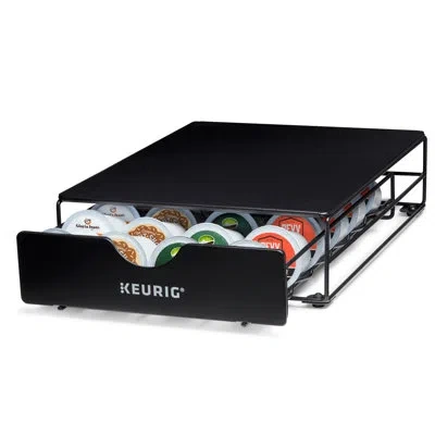 Keurig Non-rolling Storage Drawer, Holds 24 K-cup Pods In Black
