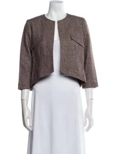 Pre-owned Kevan Hall Bolero In Neutrals