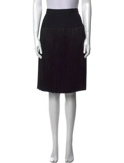 Pre-owned Kevan Hall Knee-length Skirt In Black