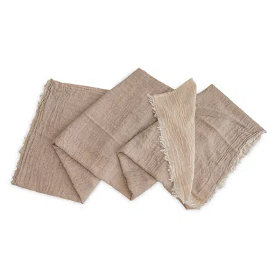 Kevin O'brien Studio Elba Wool Throw In Coyote