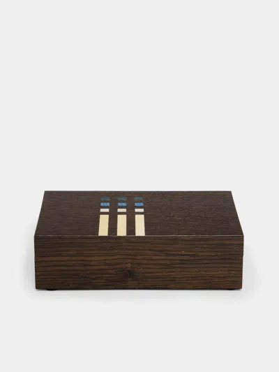 Kevin Stamper Mackintosh Wood Desk Box In Brown