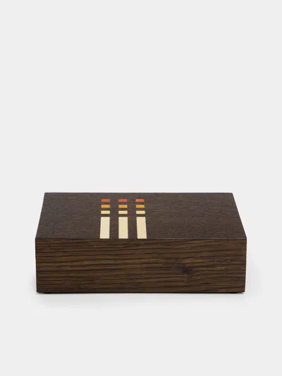 Kevin Stamper Mackintosh Wood Desk Box In Brown