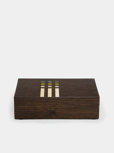 Kevin Stamper Mackintosh Wood Desk Box In Brown