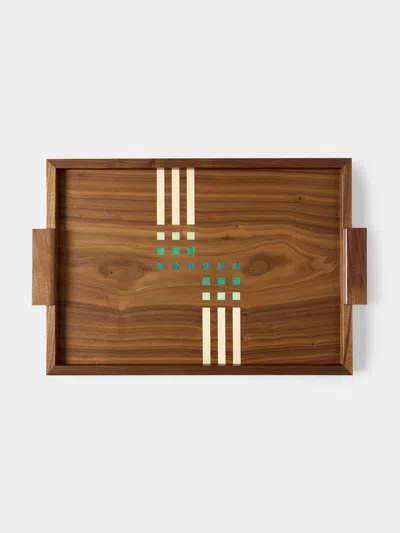 Kevin Stamper Mackintosh Wood Tray (19in/48cm) In Brown