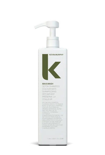 Kevin.murphy Maxi. Wash By Kevin. Murphy - Gentle Detoxifying Shampoo For Hair Purification - 1000ml