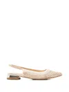 Keys Pointed-toe Sandals In Neutral