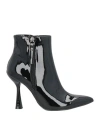 Keys Woman Ankle Boots Black Size 8 Synthetisches Material In Black