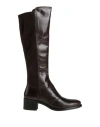 Keys Woman Boot Dark Brown Size 5 Leather In Brown