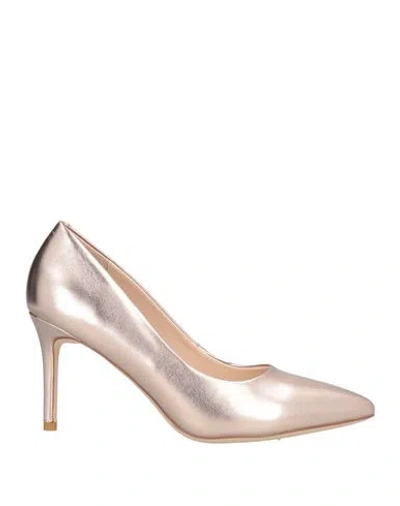 Keys Woman Pumps Rose Gold Size 6 Textile Fibers