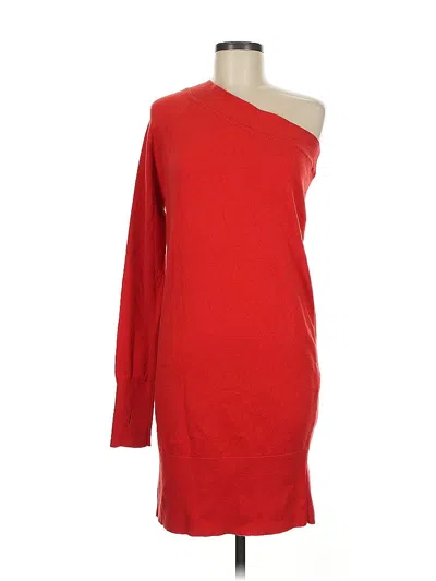 Pre-owned Kf/kaufmanfranco Collective Cocktail Dress In Red