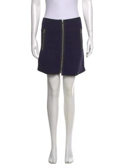 Pre-owned Kf/kaufmanfranco Collective Mini Skirt In Multi