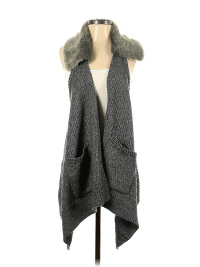 Pre-owned Kf/kaufmanfranco Collective Sweater Vest In Gray