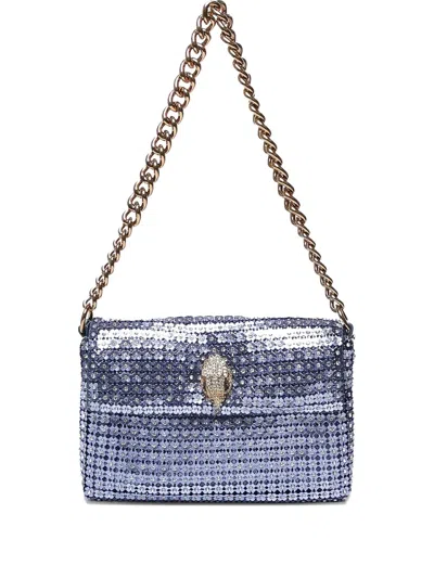 Kg Kurt Geiger Kensington Sequin Embellished Chain Shoulder Bag In Blue