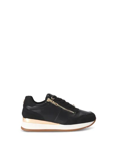 Kg Kurt Geiger Lina2 Lace Up Trainers In Black