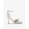 Kg Kurt Geiger Crystal-embellished Ava Pumps In Silver