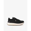 Kg Kurt Geiger Louisa Logo-badge Faux-leather Low-top Trainers In Black