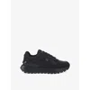 Kg Kurt Geiger Womens Louisa 2 Faux-leather Trainers Black/comb Eur 38/5 Uk In Multi