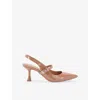 Kg Kurt Geiger Womens  Alina Faux-leather Mary Jane Slingback Courts