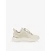 Kg Kurt Geiger Womens Link Toggle Fabric Low-top Trainers B In Bone