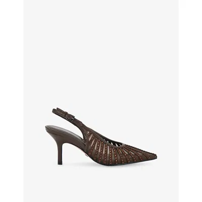 Kg Kurt Geiger Womens Brown Suzie Mesh Courts Eur 39 / 6 Uk