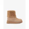 Kg Kurt Geiger Womens Camel/oth Toon Flat Suede Ankle Boots Eur 39 / 6 Uk In Brown