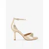Kg Kurt Geiger Womens  Serena Woven Heeled Sandals