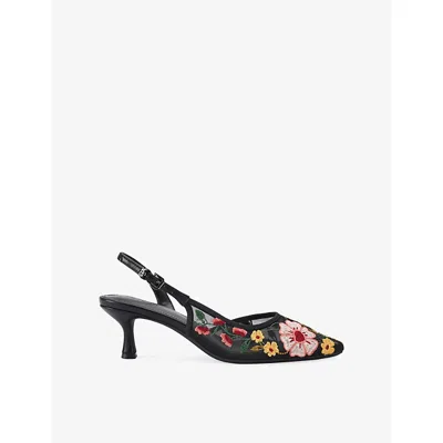 Kg Kurt Geiger Womens Blk/other Aria Mesh Courts Eur 41 / 8 Uk In Black