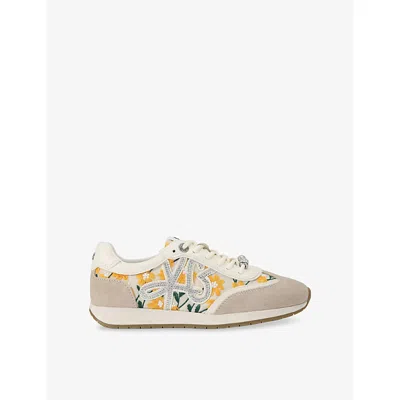Kg Kurt Geiger Womens  Lala Mesh And Suede Trainers In Multi