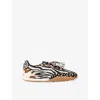 Kg Kurt Geiger Womens  Lantana Printed Faux-leather Trainers In Multi