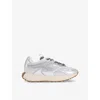 Kg Kurt Geiger Womens Silver Lavish Branded Mesh Low-top Trainers In Silver